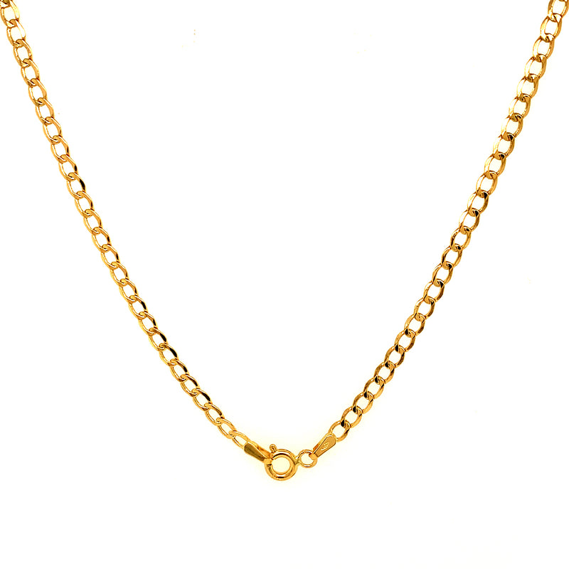 Cadena (gourmet) 60cm en oro amarillo 18kt.