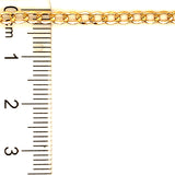 Cadena (gourmet) 60cm en oro amarillo 18kt.