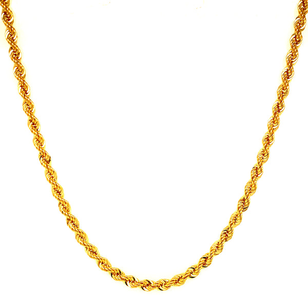 Cadena (Cordón) 60cm en oro amarillo 18kt.