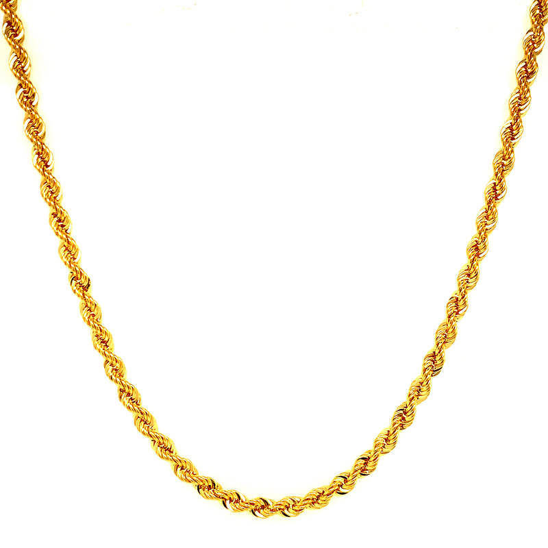 Cadena (Cordón) 60cm en oro amarillo 18kt.