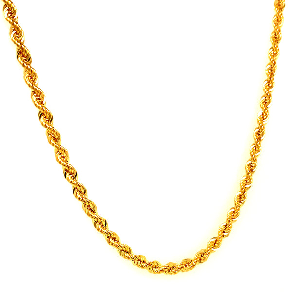 Cadena (Cordón) 60cm en oro amarillo 18kt.