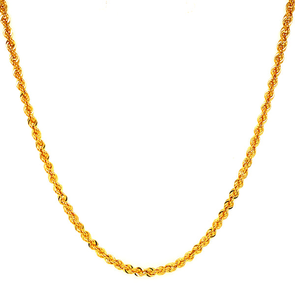 Cadena (Cordón) 60cm en oro amarillo 18kt.