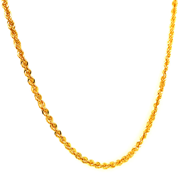 Cadena (Cordón) 60cm en oro amarillo 18kt.