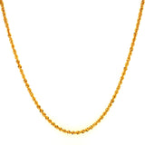 Cadena (Cordón) 60cm en oro amarillo 18kt.