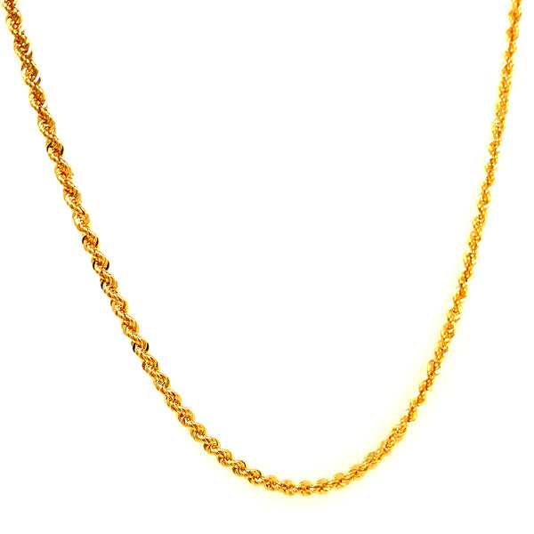 Cadena (Cordón) 60cm en oro amarillo 18kt.