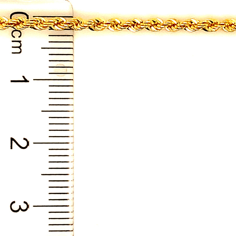 Cadena (Cordón) 60cm en oro amarillo 18kt.
