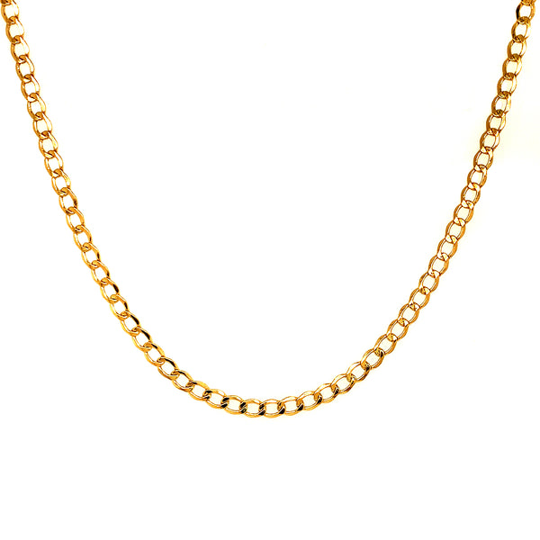 Cadena (gourmet) 45cm en oro amarillo 18kt.