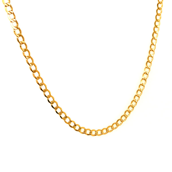 Cadena (gourmet) 45cm en oro amarillo 18kt.