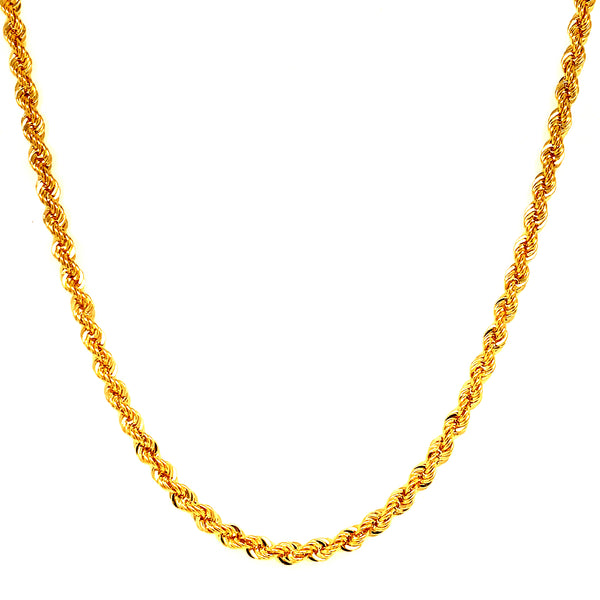 Cadena (Cordón) 65cm en oro amarillo 18kt.
