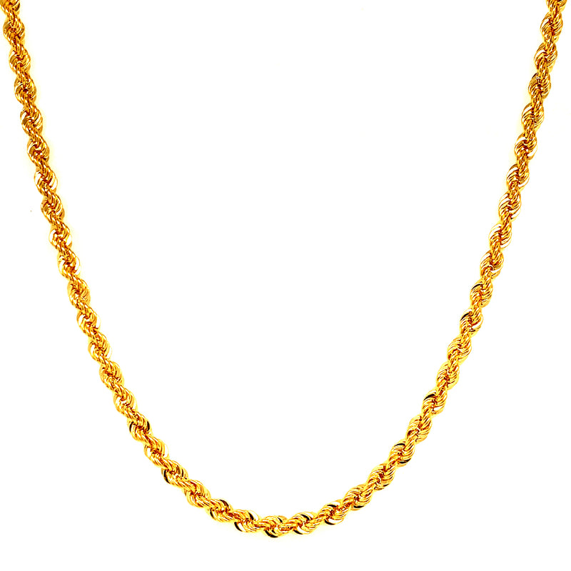 Cadena (Cordón) 65cm en oro amarillo 18kt.