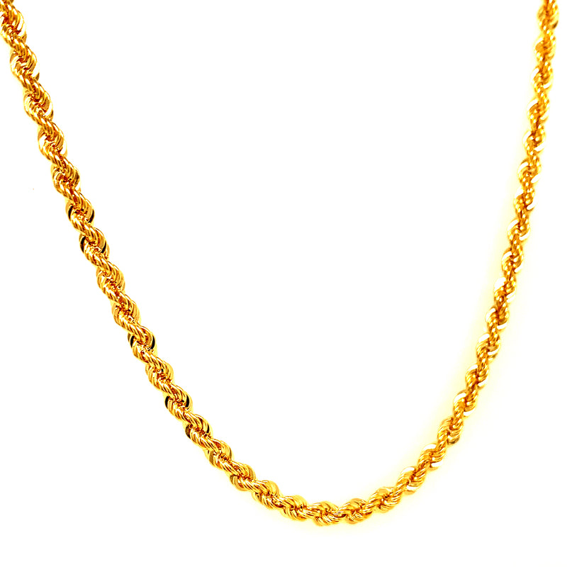 Cadena (Cordón) 65cm en oro amarillo 18kt.