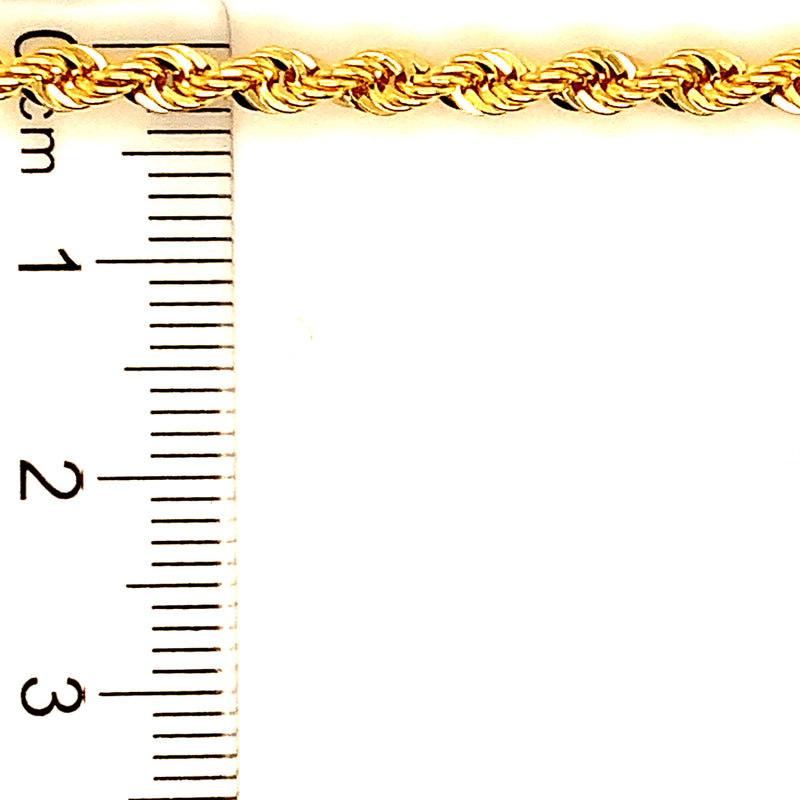 Cadena (Cordón) 65cm en oro amarillo 18kt.