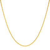 Cadena (Cordón) 60cm en oro amarillo 18kt.