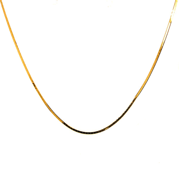 Cadena (omega) en oro amarillo 18kt. 45cm