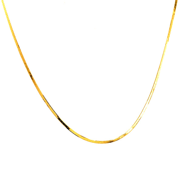 Cadena (omega) en oro amarillo 18kt. 45cm