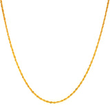 Cadena (Cordón) 60cm en oro amarillo 18kt.