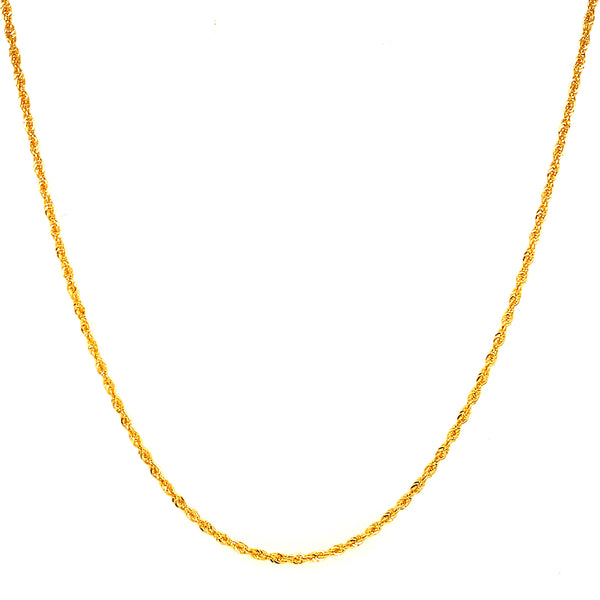 Cadena (Cordón) 60cm en oro amarillo 18kt.