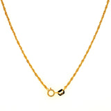 Cadena (Cordón) 60cm en oro amarillo 18kt.