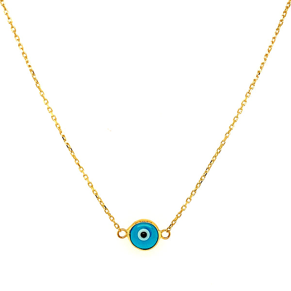 Collar (ojito) en oro amarillo 10kt. 42/45cm