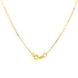 Collar (placa grabable) en oro amarillo 10kt. 40cm