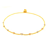 Pulsera (ajustable) en oro tres tonos 10kt.