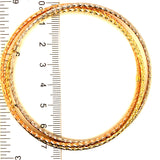 Caña en oro tres tonos 10kt.