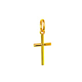 Dije (cruz) en oro amarillo 10kt.
