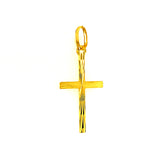 Dije (cruz) en oro amarillo 10kt.