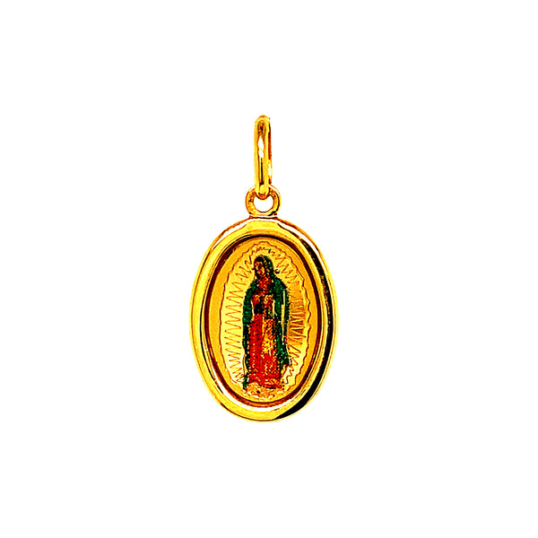 Dije (Vírgen de Guadalupe) en oro amarillo 10kt.