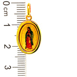 Dije (Vírgen de Guadalupe) en oro amarillo 10kt.