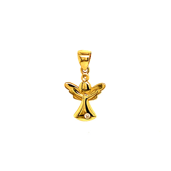 Dije (angelito) en oro amarillo 10kt.