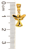 Dije (angelito) en oro amarillo 10kt.