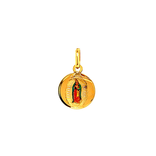 Dije (Vírgen de Guadalupe) en oro amarillo 10kt.