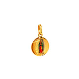 Dije (Vírgen de Guadalupe) en oro amarillo 10kt.
