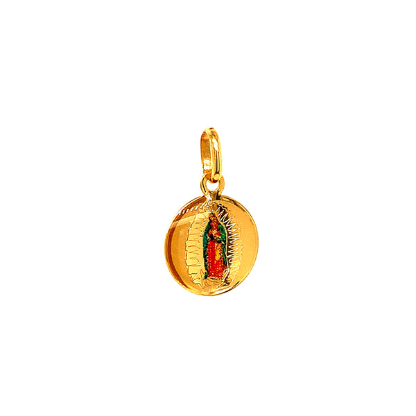 Dije (Vírgen de Guadalupe) en oro amarillo 10kt.