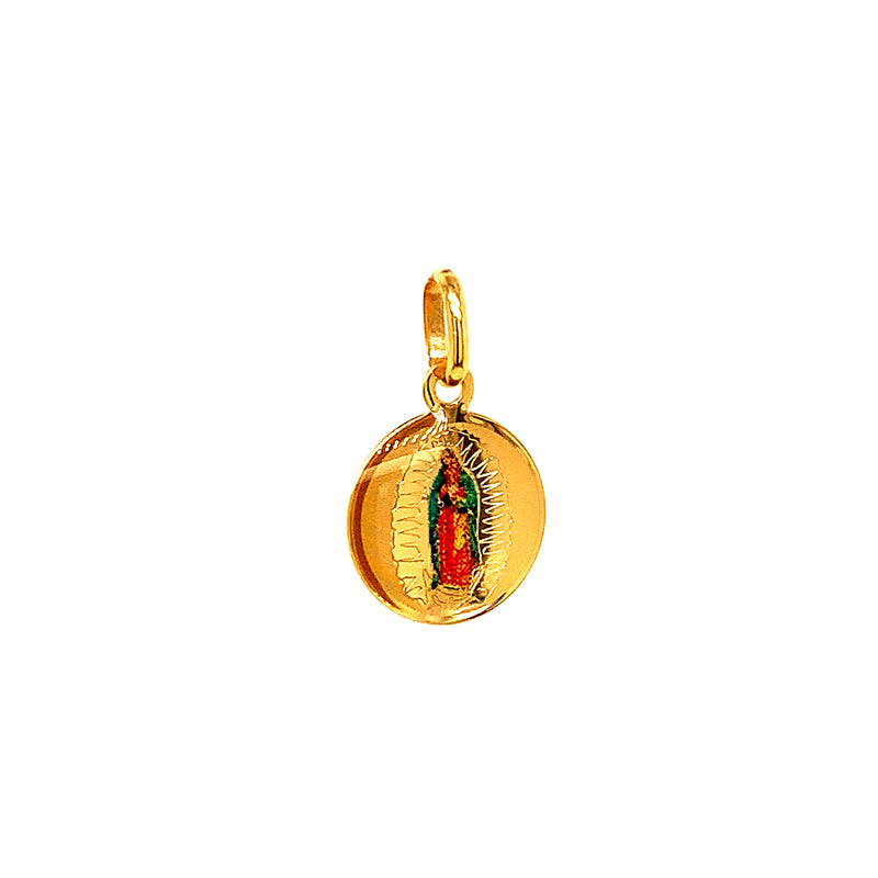 Dije (Vírgen de Guadalupe) en oro amarillo 10kt.