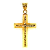 Dije (cruz) en oro amarillo 10kt. (HC)