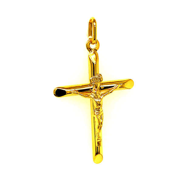 Dije (cruz) en oro amarillo 10kt.