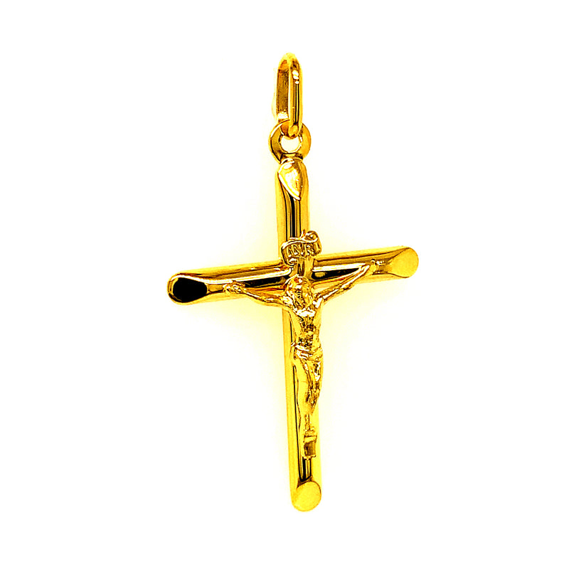 Dije (cruz) en oro amarillo 10kt.