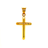 Dije (cruz) en oro amarillo 10kt.