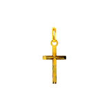 Dije (cruz) en oro amarillo 10kt.