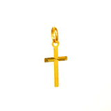 Dije (cruz) en oro amarillo 10kt.