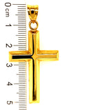 Dije (cruz) en oro amarillo 10kt.