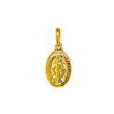 Dije (medalla Milagrosa) en oro amarillo 10kt.