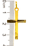 Dije (cruz) en oro amarillo 10kt.