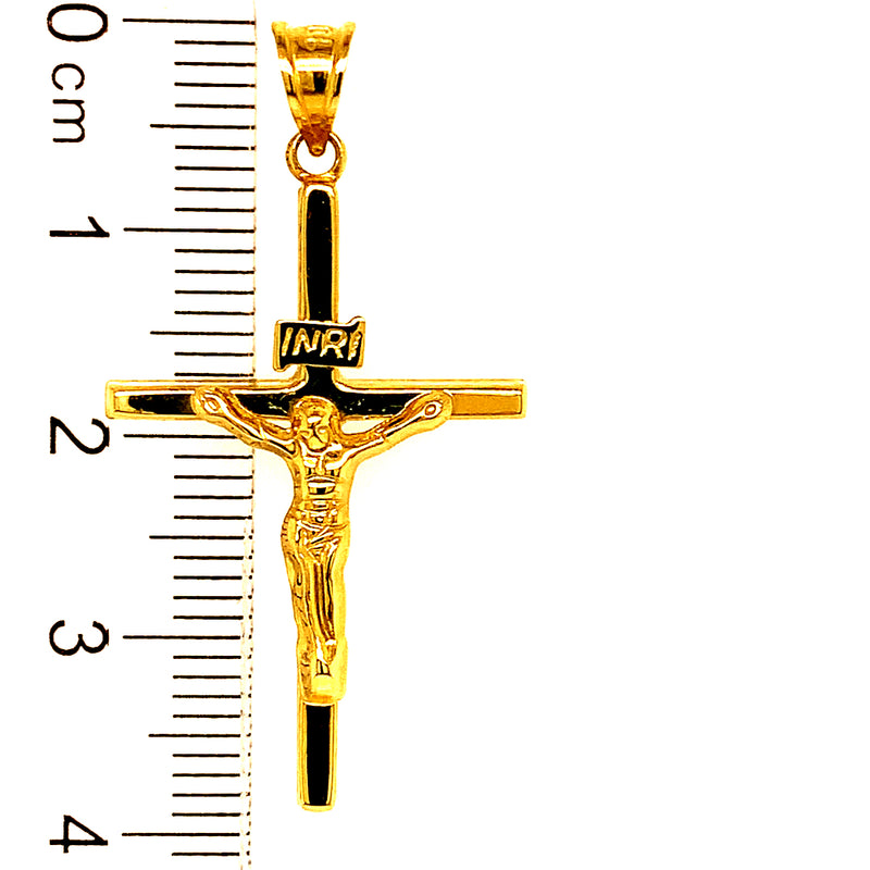 Dije (cruz) en oro amarillo 10kt. (HC)