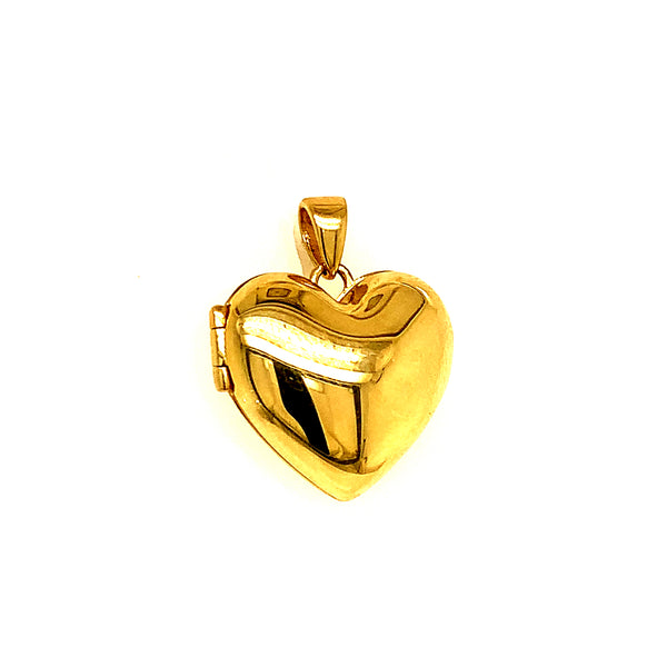Relicario (corazón) en oro amarillo 10kt.