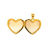 Relicario (corazón) en oro amarillo 10kt.