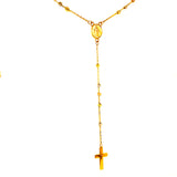 Rosario en oro tres tonos 10kt. 50cm