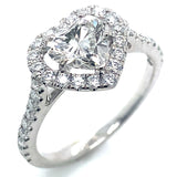 (LD) Anillo con diamantes de laboratorio en oro blanco 14kt. D-1.53cts